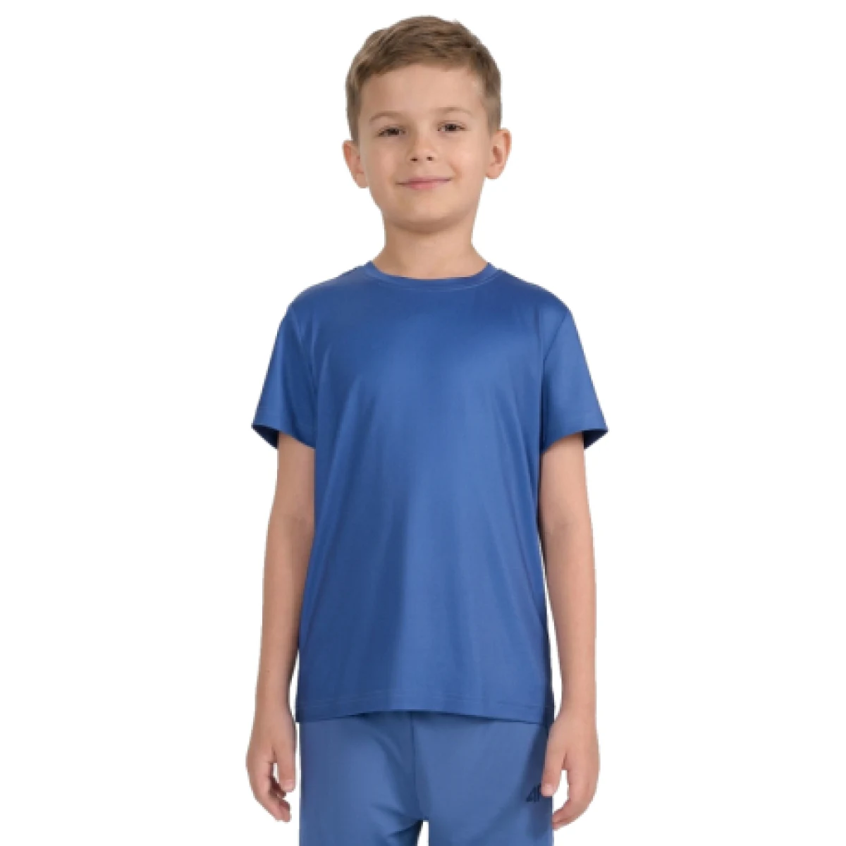 Chlapčenské tréningové tričko s krátkym rukávom 4F JUNIOR TSHIRT FNK M1966-31S-NAVY · záber 1