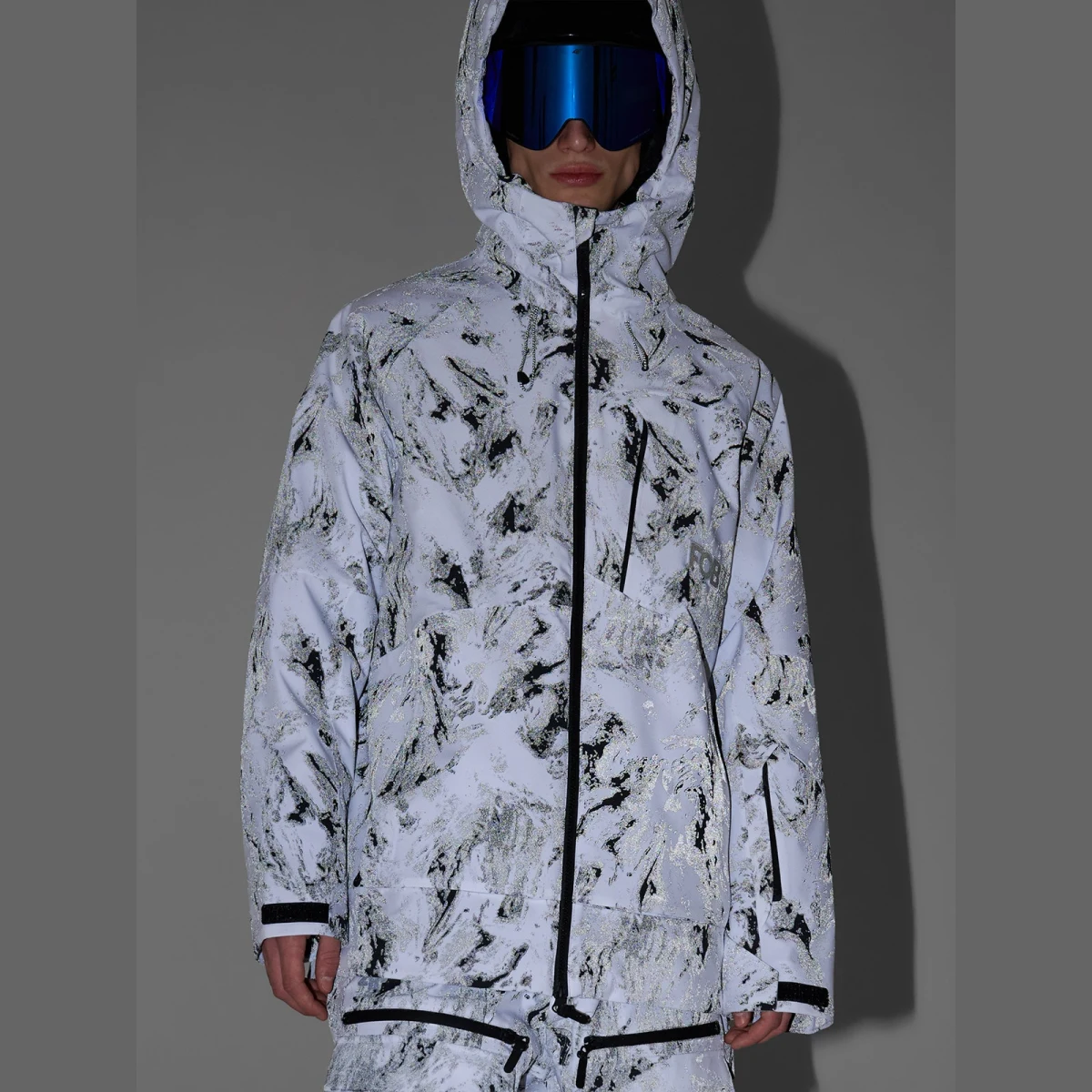 Pánská snowboardová bunda membrána 15000 - multicolor · záber 2