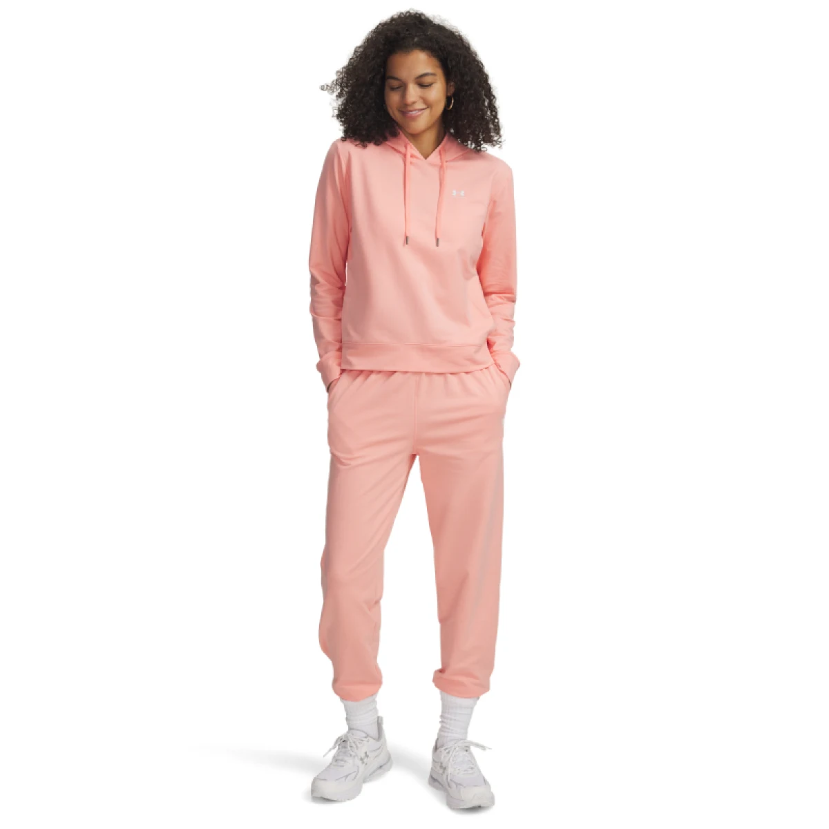 Dámske tepláky UNDER ARMOUR Sport Terry Jogger-PNK · záber 3
