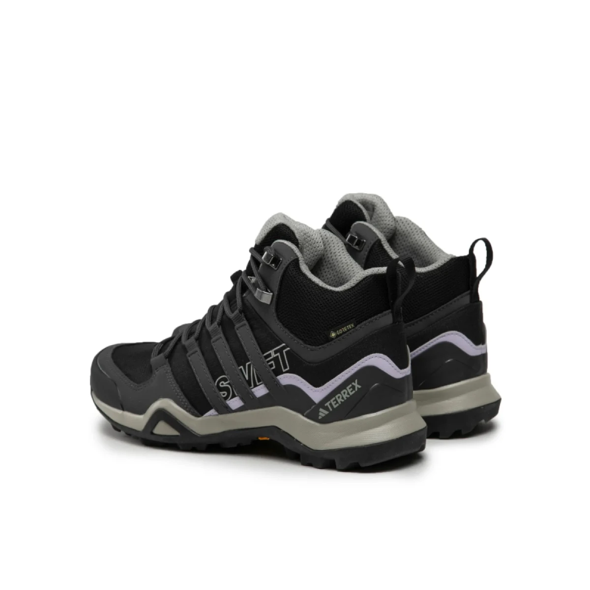 Dámská kotníková turistická obuv ADIDAS Terrex Swift R2 Mid GTX Ws core black solid grey purple tint · záber 4