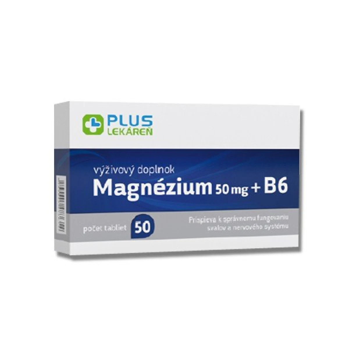 PLUS LEKÁREŇ Magnézium 50 mg + B6 50ks · záber 1