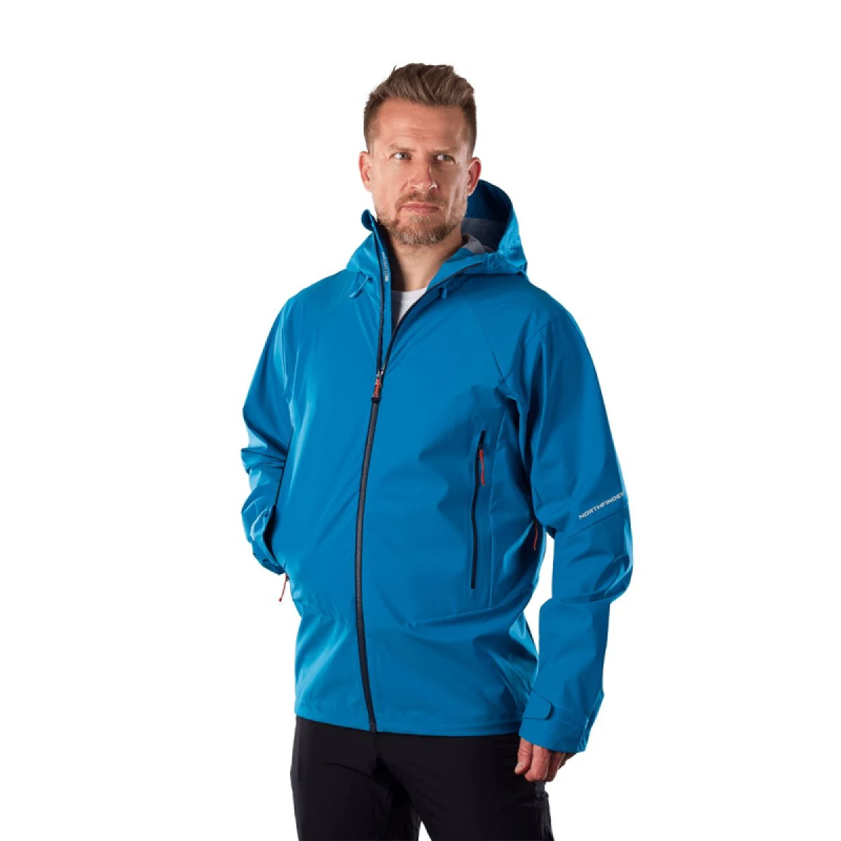 Pánska turistická bunda NORTHFINDER LOUIE-281blue · záber 2