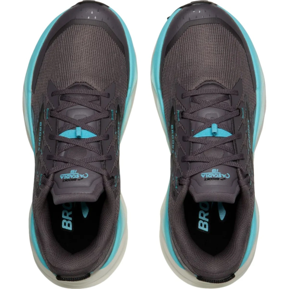 Dámska bežecká trailová obuv BROOKS Cascadia 19 W rabbit black bluefish · záber 4
