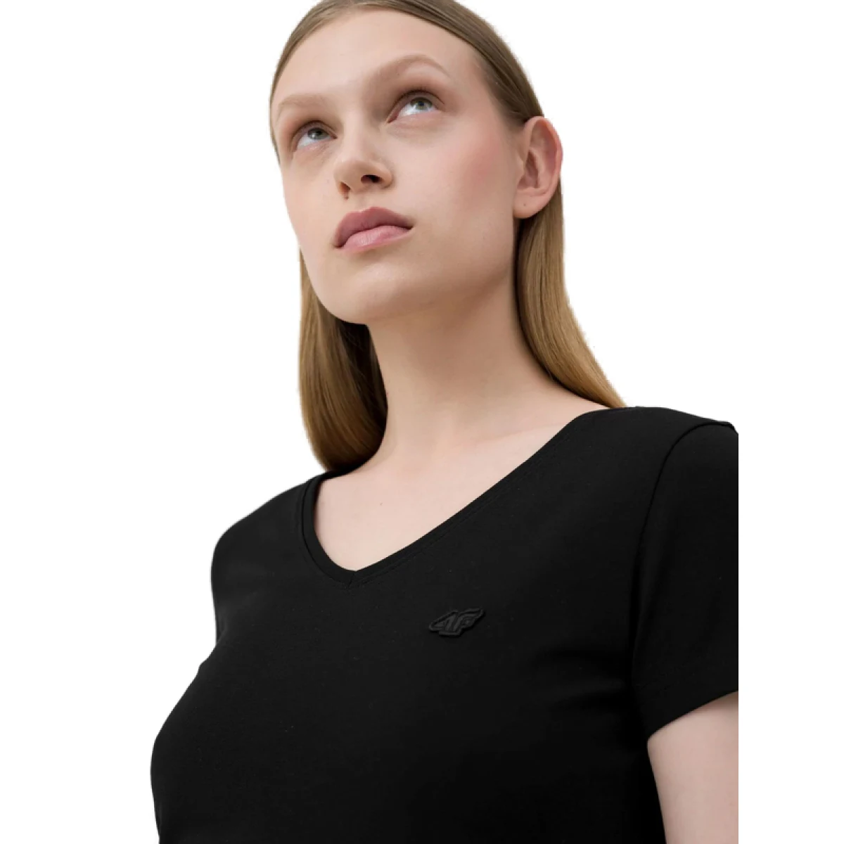 Dámské tričko s krátkým rukávem 4F TSHIRT F730-20S-DEEP BLACK · záber 2