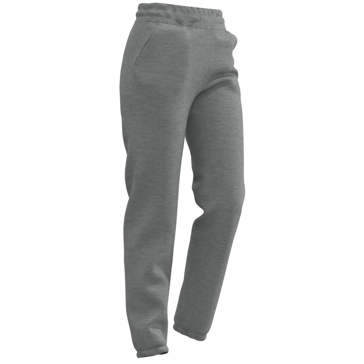 DOMYOS Dámske nohavice 500 Slim na cvičenie sivé 2XL (W38 L29) · záber 2
