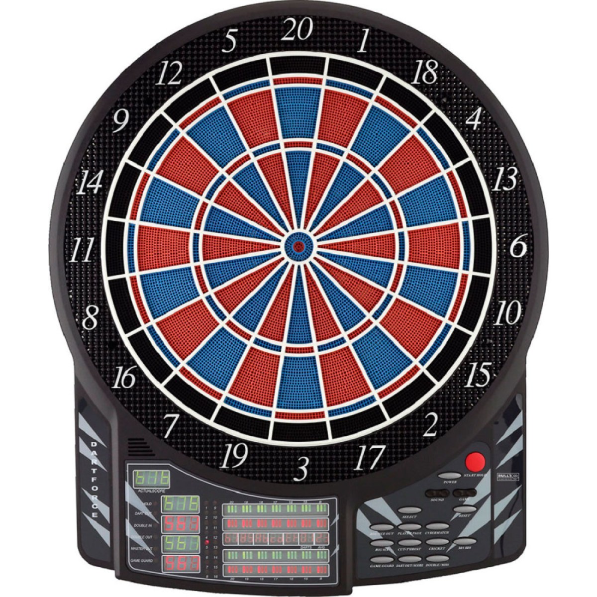 Bull's Dartforce elektromos darts tábla (verseny standard), Russ Bray "The Voice" hangjával (2 év garancia!) · záber 1