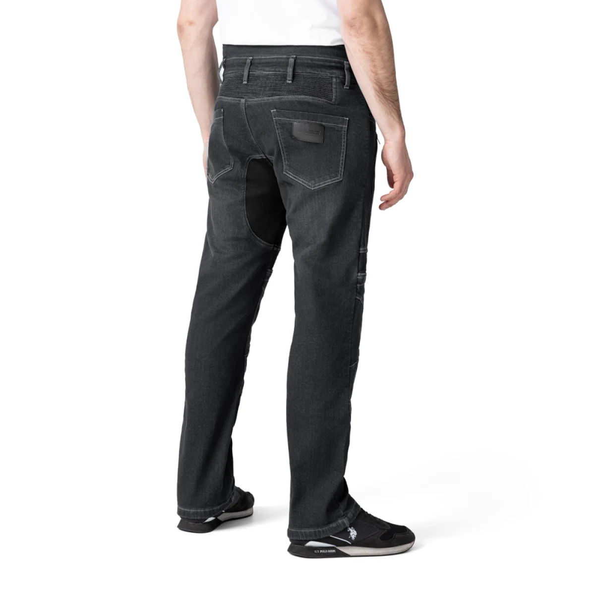 Pánske moto jeansy W-TEC Biterillo Evo Farba čierna, · záber 4