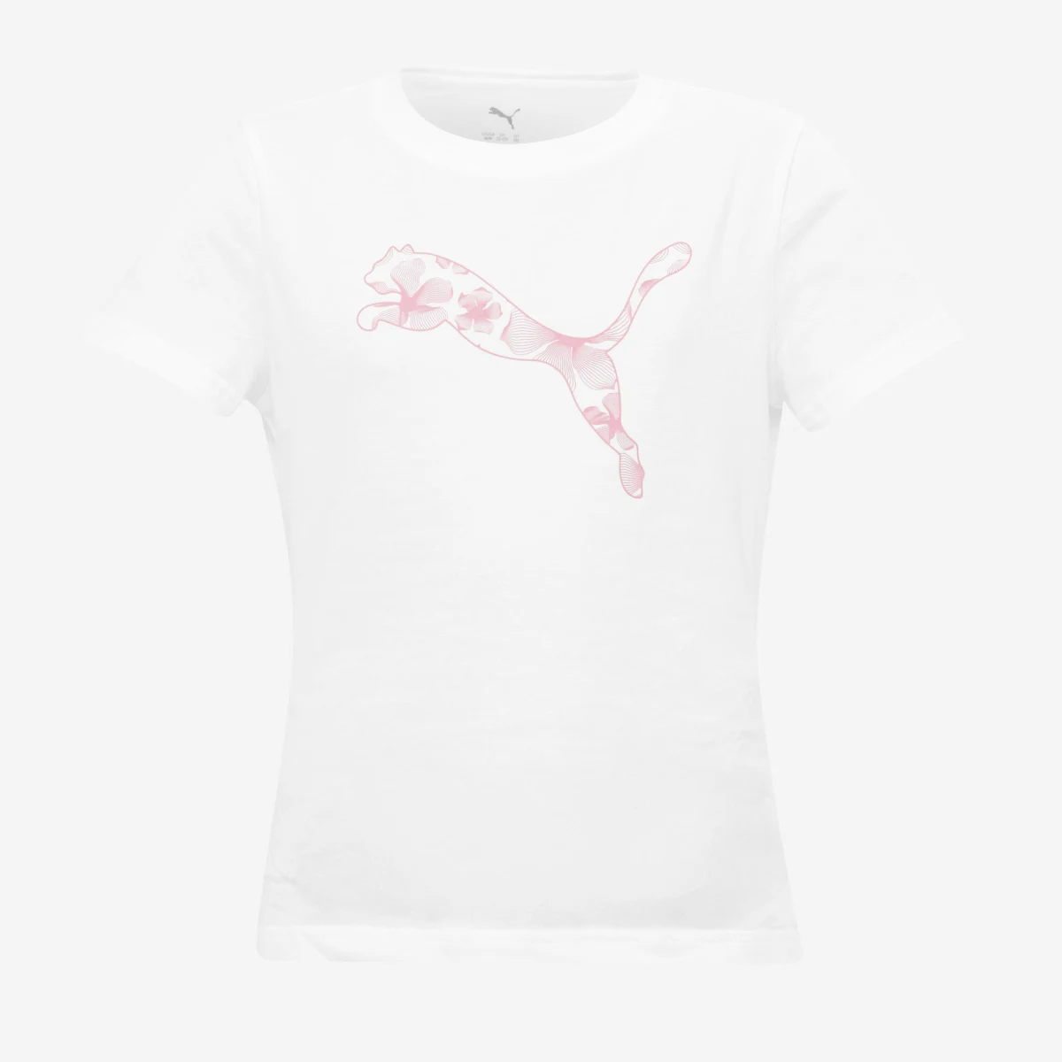 PUMA PUMA SMU dievčenské bavlnené tričko biele 5-6 r (116 cm) · záber 2