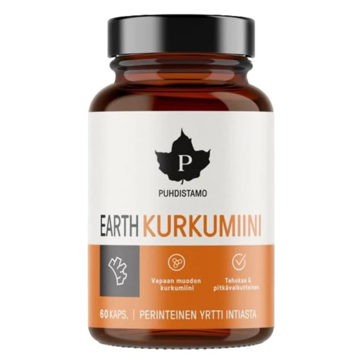 Puhdistamo Earth Kurkumiini 60 kapslí · záber 1