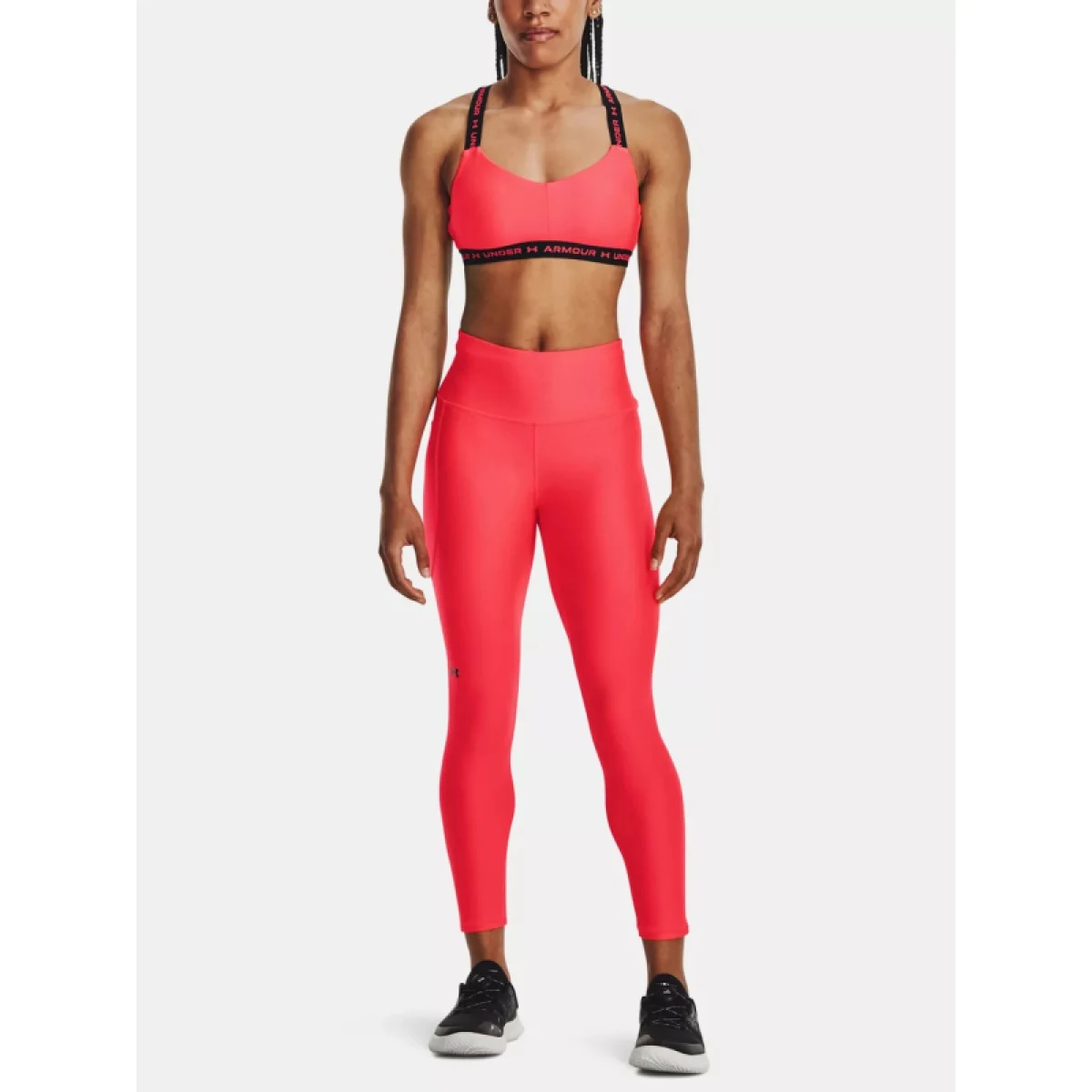 Dámské legíny UNDER ARMOUR Armour Hi Ankle Leg-RED · záber 4
