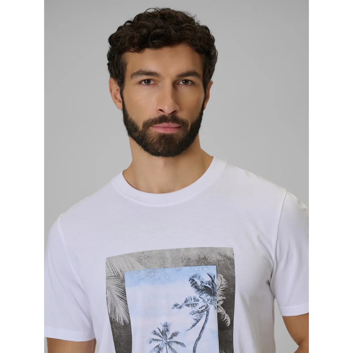 Pánské tričko s krátkým rukávem 4F TSHIRT M3034-10S-WHITE · záber 5