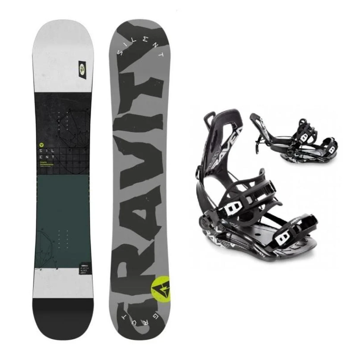 Gravity Silent 23/24 pánský snowboard + Raven FT360 black vázání · záber 1