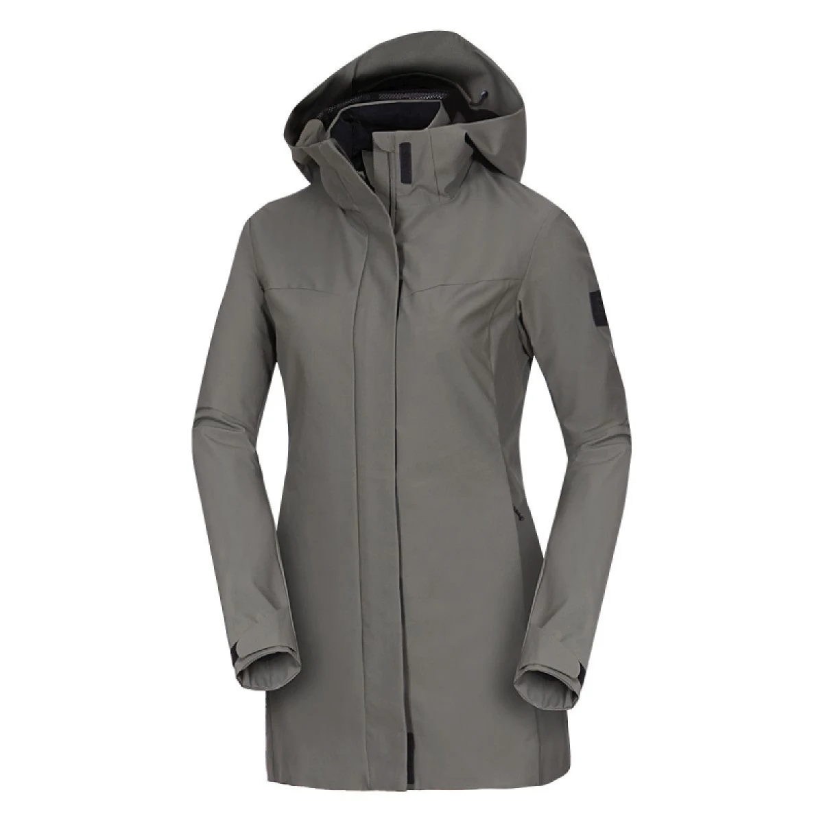Dámská turistická softshellová bunda NORTHFINDER LUCINDA-300darkgreen · záber 4