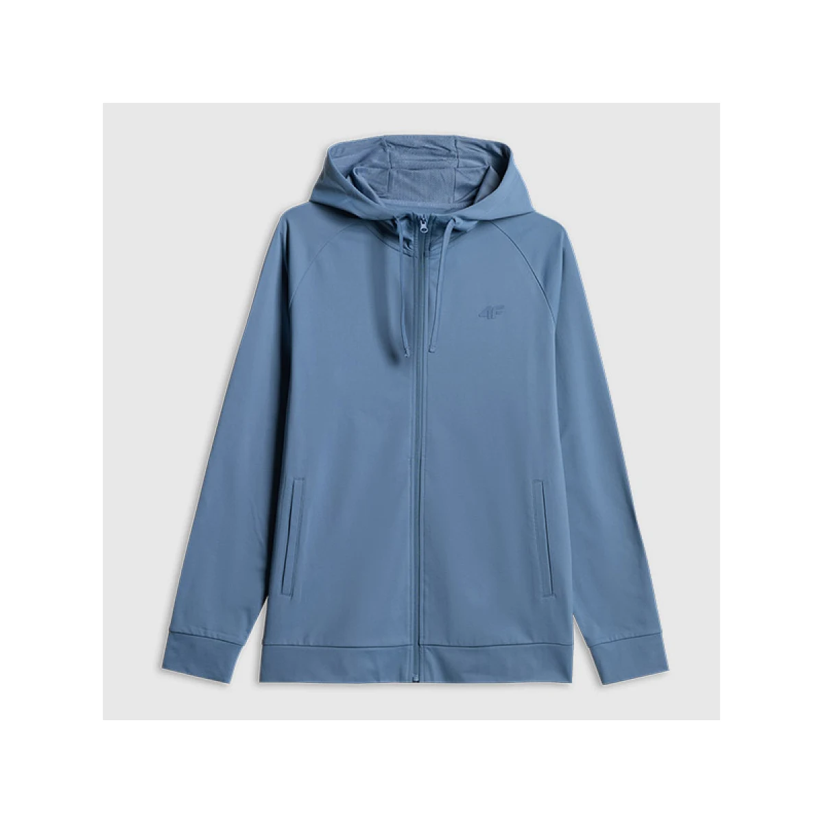 Pánska tréningová mikina so zipsom 4F SWEATSHIRT FNK M631-32M-DENIM MELANGE · záber 4