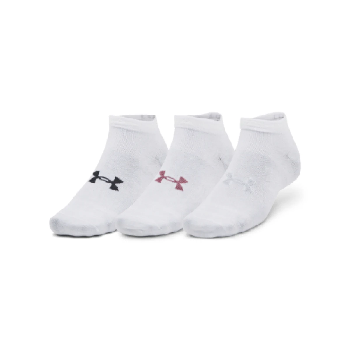 Ponožky UNDER ARMOUR UA Essential Low Cut 3pk-WHT · záber 1