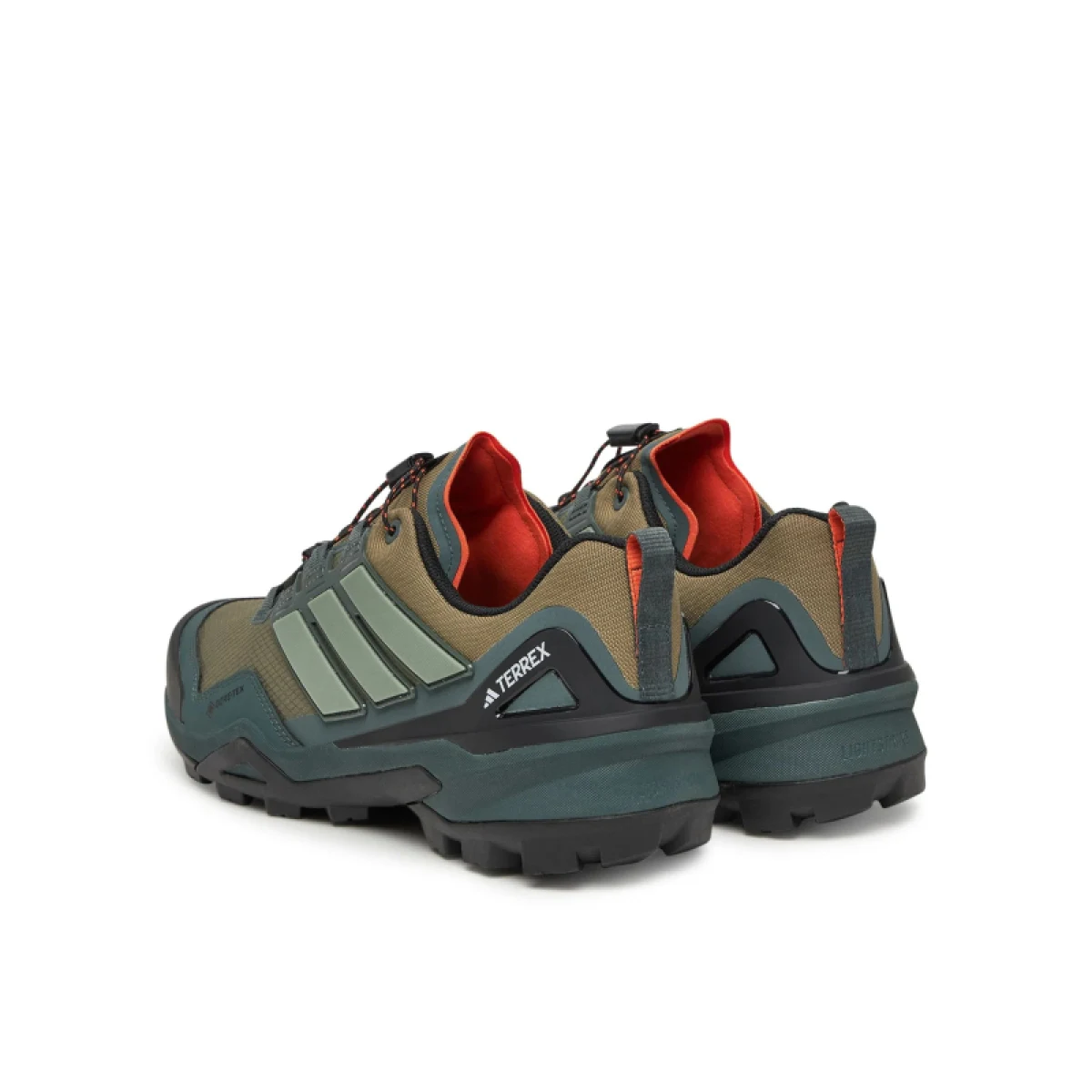 Pánska nízka turistická obuv ADIDAS Terrex Skychaser GTX M olive strata silver green core black · záber 4