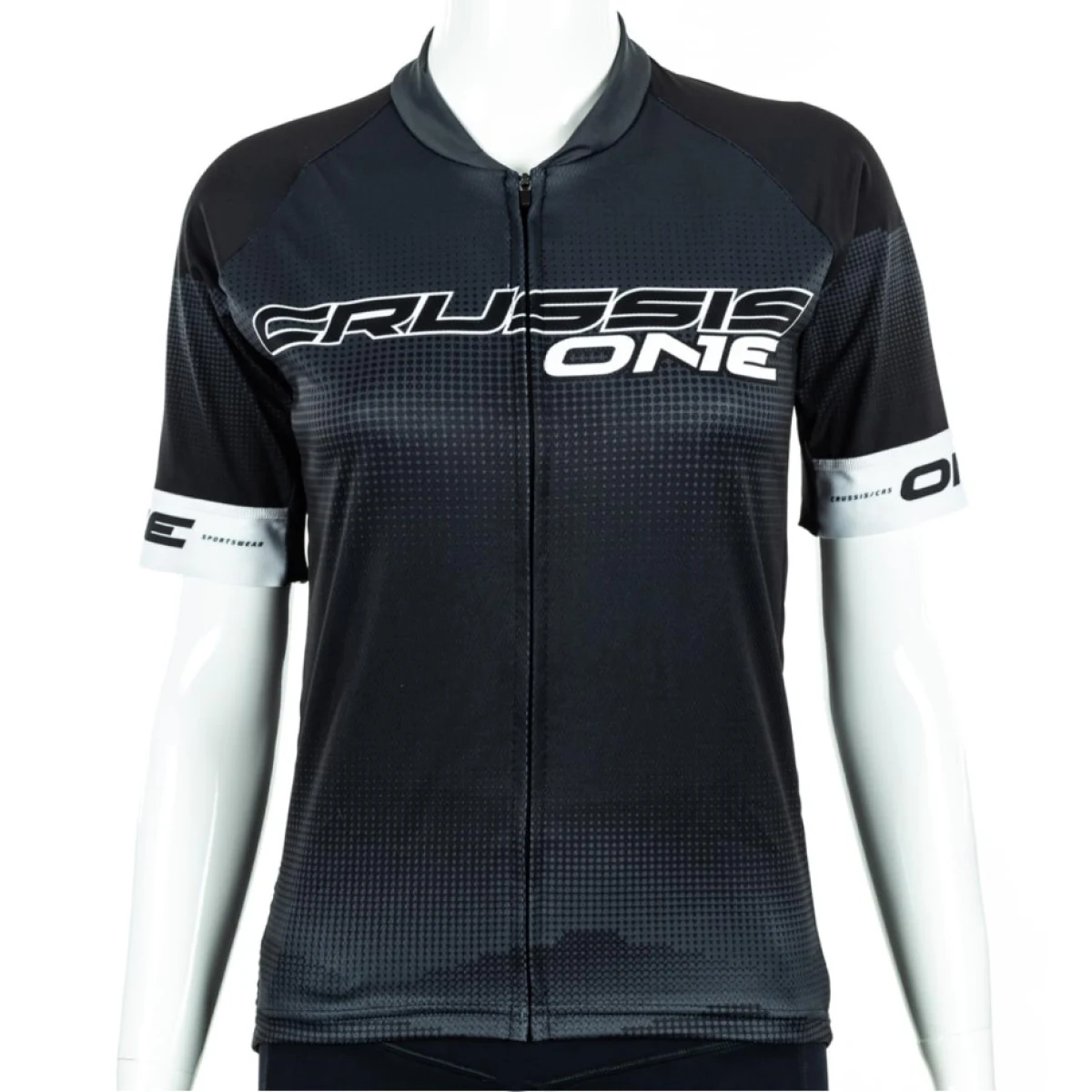 Crussis Cyklistický dres ONE CSW-059 čierna/biela - S · záber 1