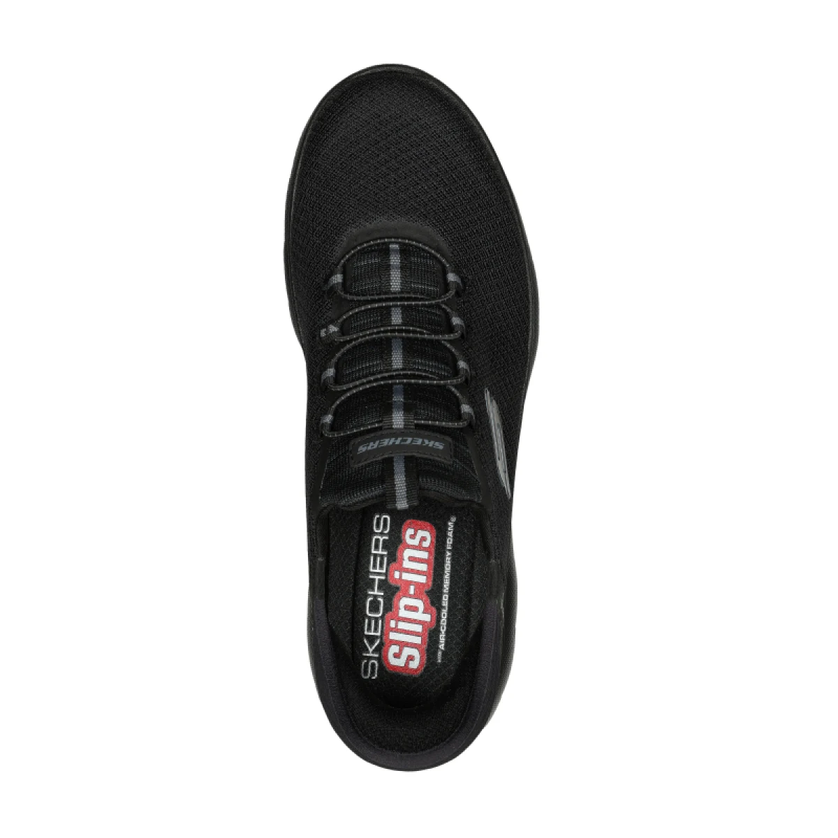 Pánská rekreační obuv SKECHERS Summits High Range Slip-Ins M black black · záber 4