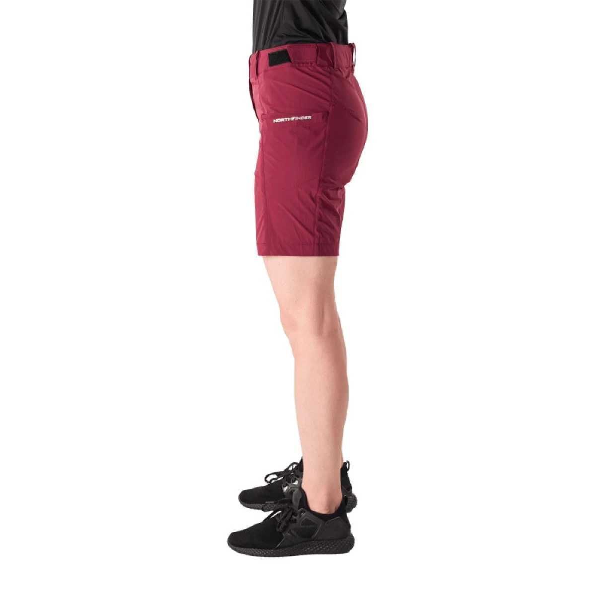 Dámske turistické kraťasy NORTHFINDER FLORENCIA-378wine · záber 3