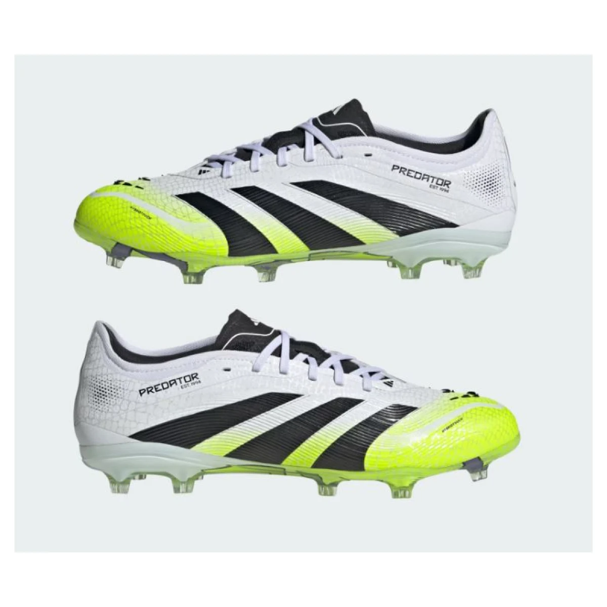 Pánske futbalové kopačky outdoorové ADIDAS Predator Pro M FG cloud white core black lucid lemon · záber 5