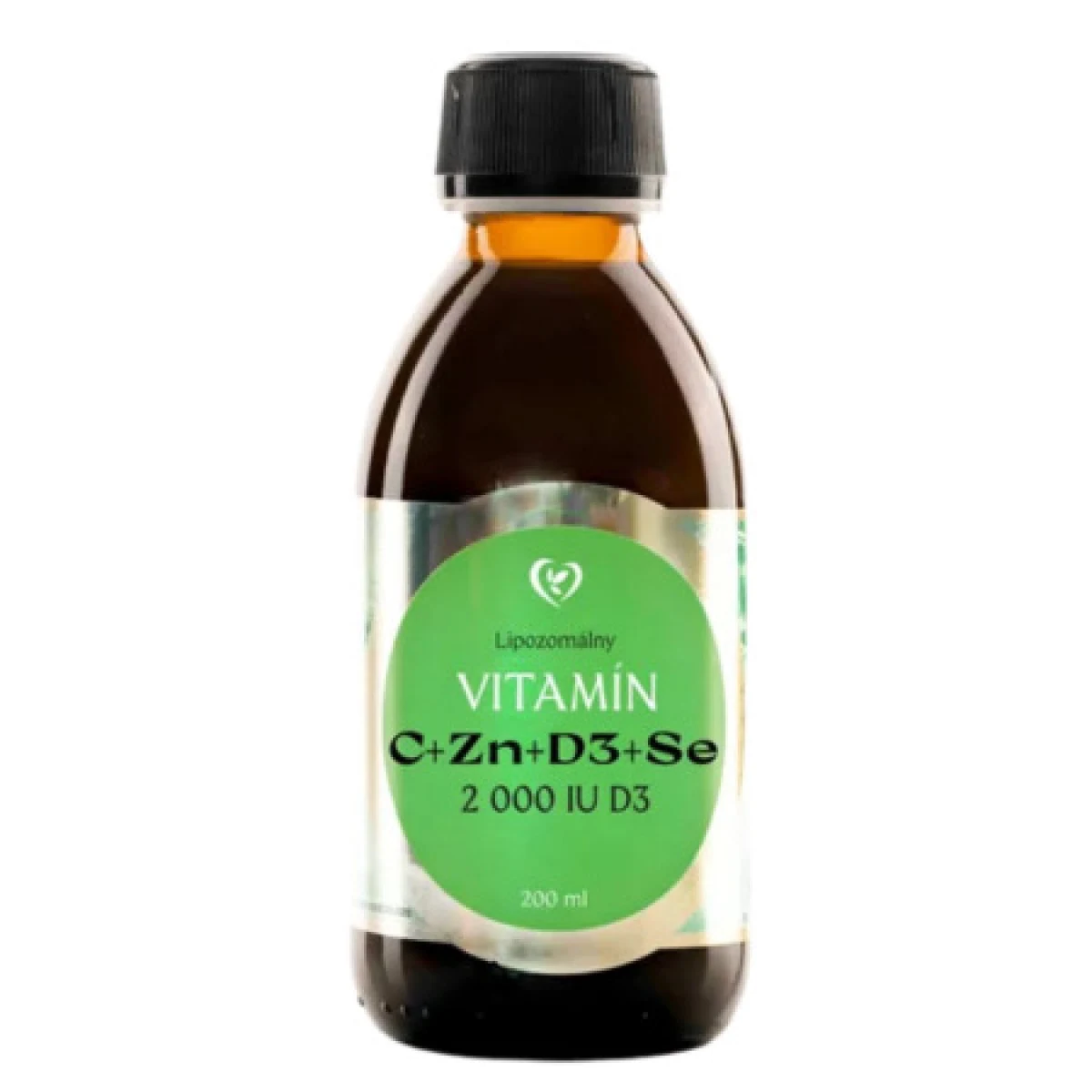 ZDRAVÝ SVET Lipozomálny vitamín C + Zn + D3 + Se 200 ml · záber 1