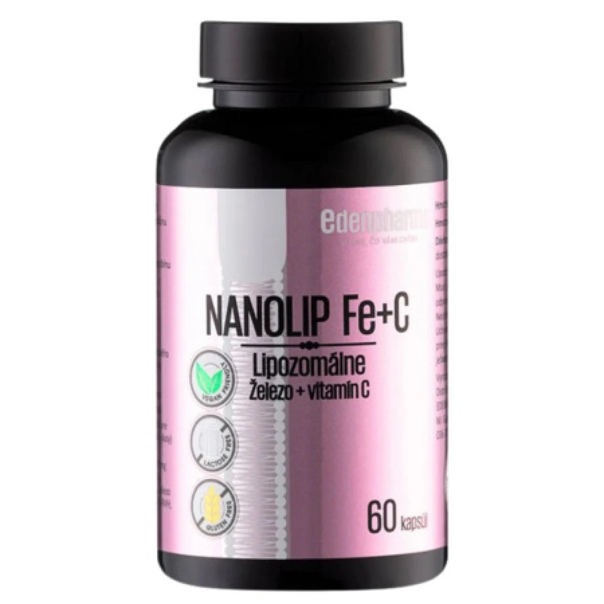 EDENPHARMA NANOLIP Fe + C 60 kapsúl · záber 1