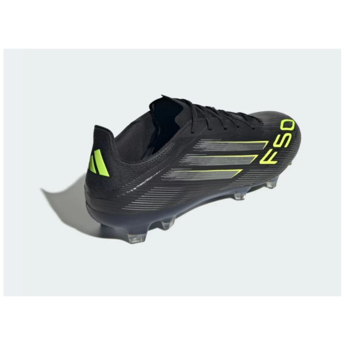 Pánské outdoorové fotbalové kopačky ADIDAS F50 Pro M FG core black iron metallic lucid lemon · záber 5