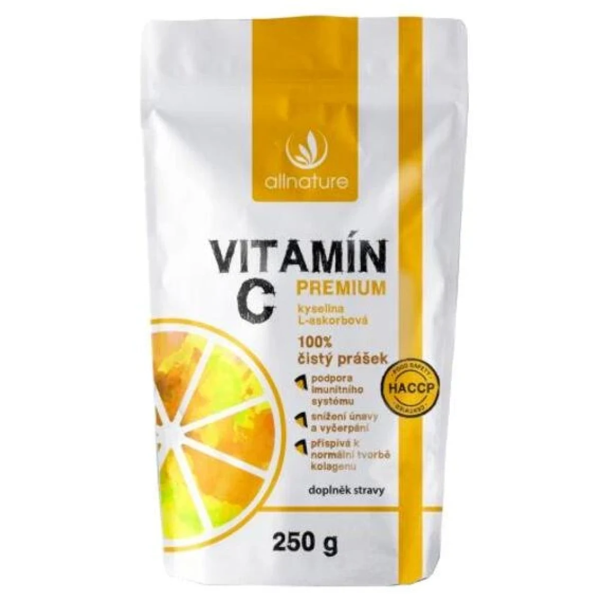 Allnature Vitamín C prášek Premium 250g · záber 1