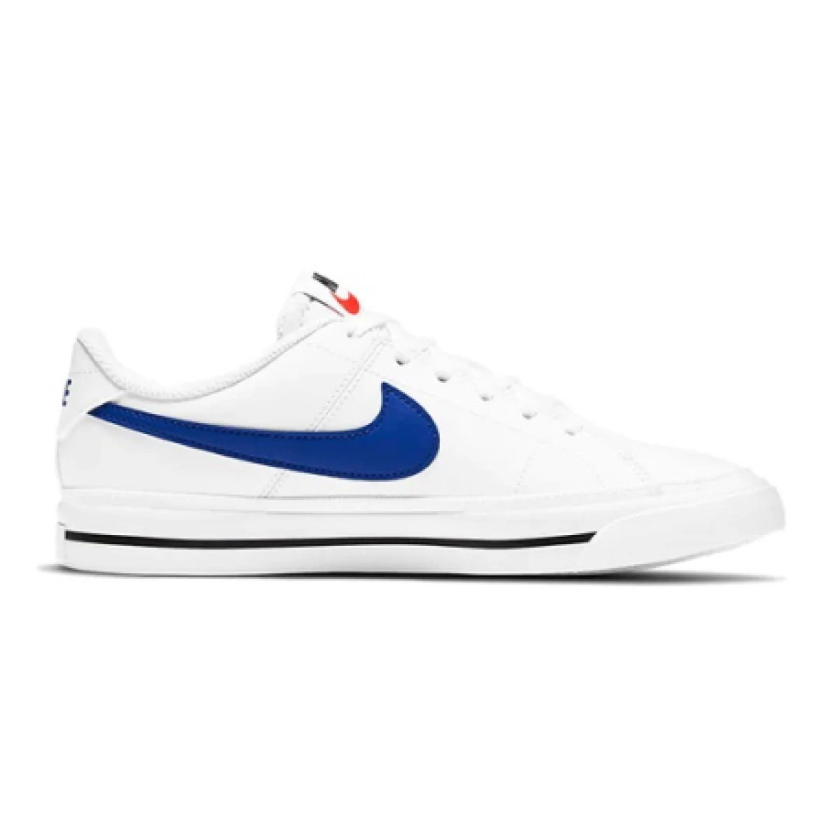 Chlapecká vycházková obuv NIKE Court Legacy white game royal black · záber 1