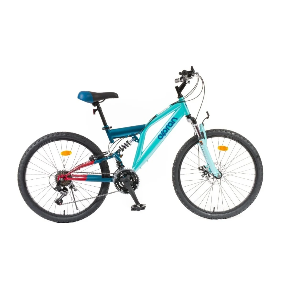Olpran Culex ALU 24" - model 2026 čierna/červená - 15" (150-165 cm) · záber 1