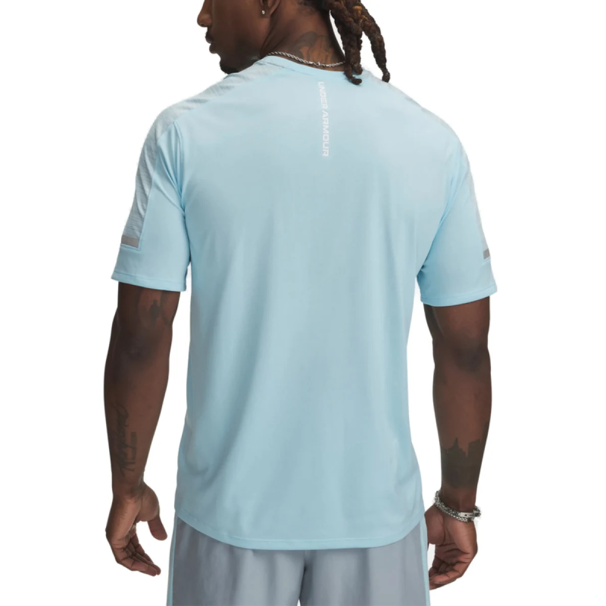 Pánské tréninkové tričko s krátkým rukávem UNDER ARMOUR UA Tech Utility SS-BLU · záber 3