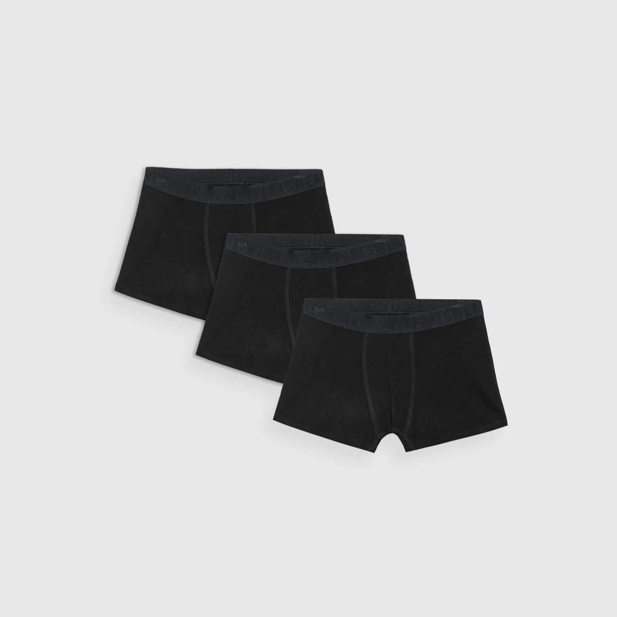 Boxerky (3-pack) chlapecké - černé · záber 1