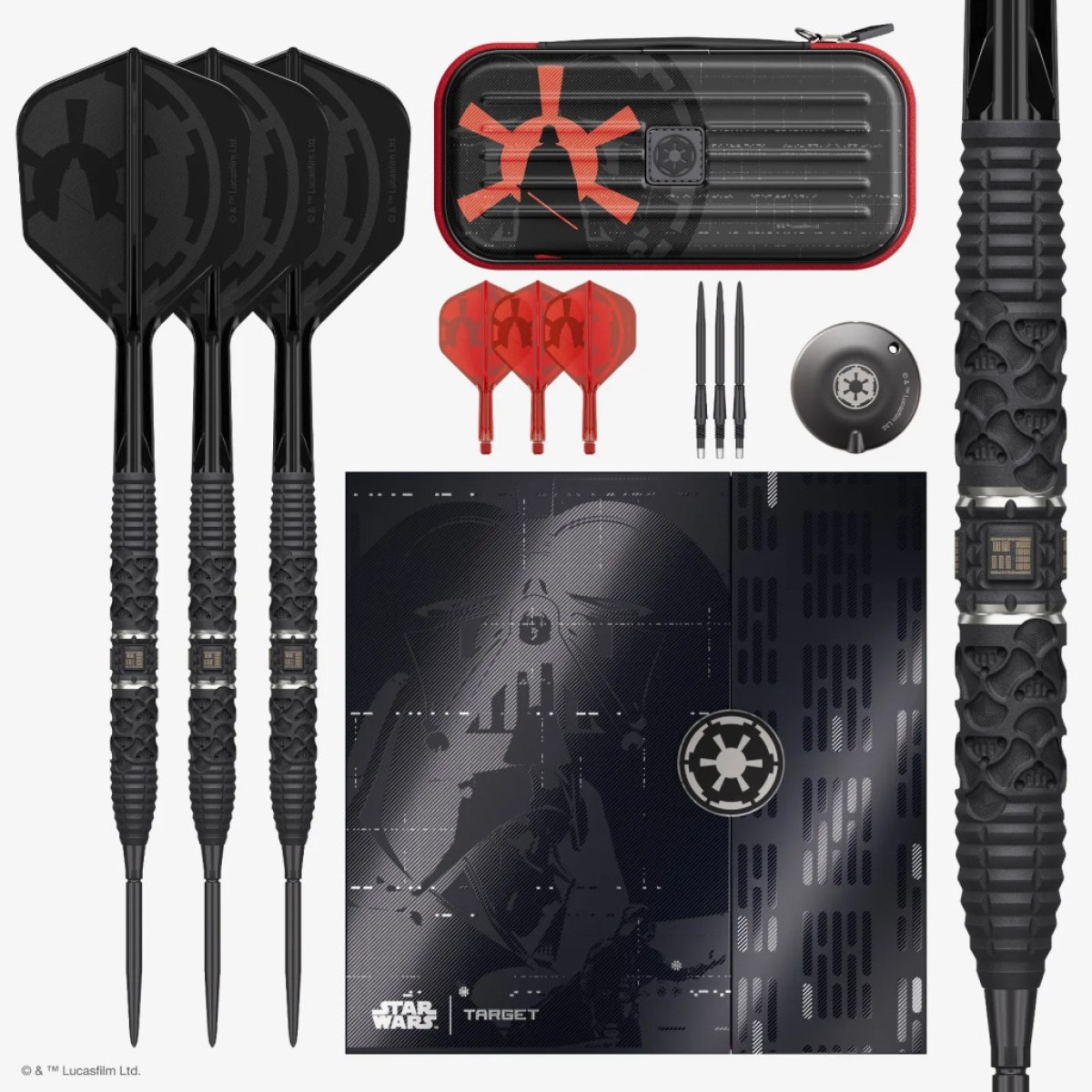 darts szett steel SP STAR WARS TARGET Darth Vader, 22gr, 95% · záber 1