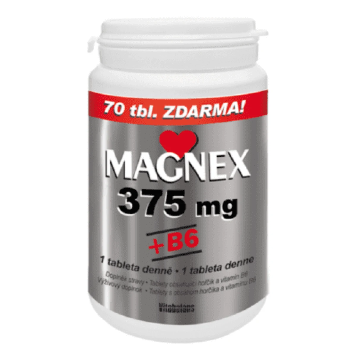 VITABALANS Magnex 375 mg + B6 250 tabliet · záber 1