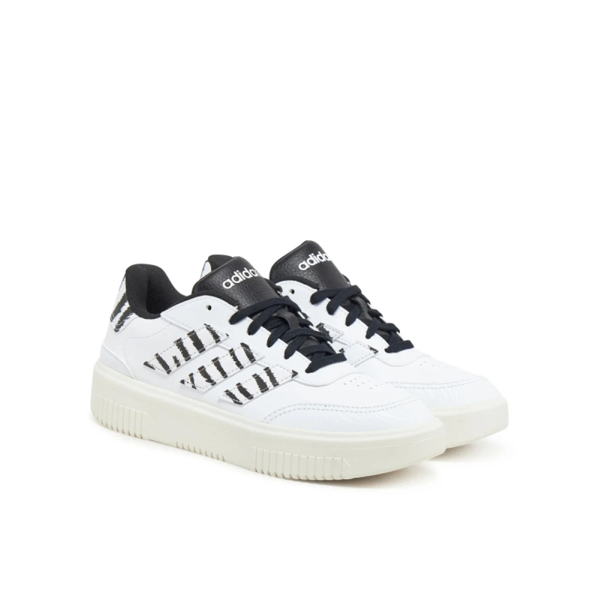 Dámská rekreační obuv ADIDAS Courtblock Bold W cloud white cloud white core black · záber 2