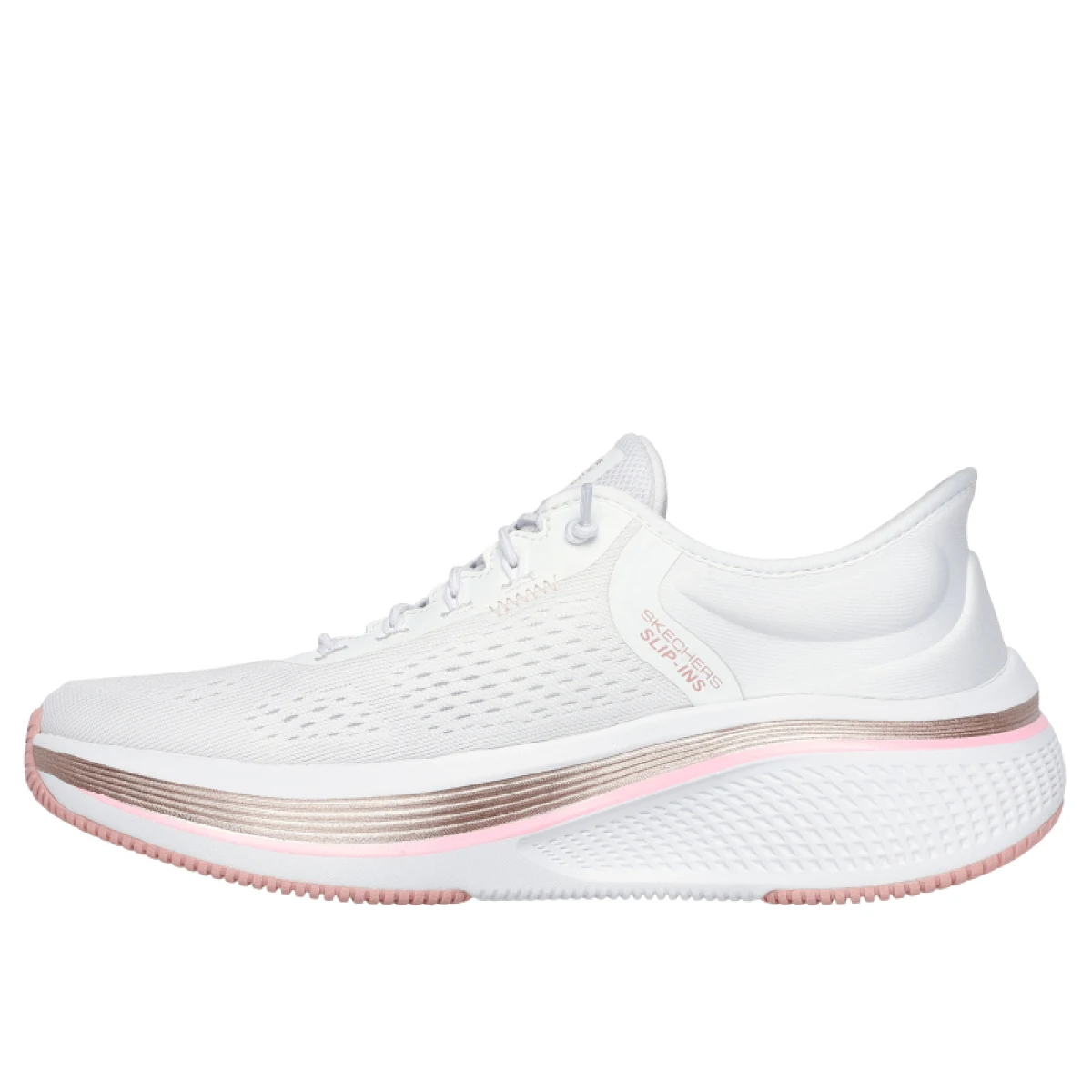 Dámská rekreační obuv SKECHERS Go Run Elevate 2.0 Slip-Ins W white pink · záber 3