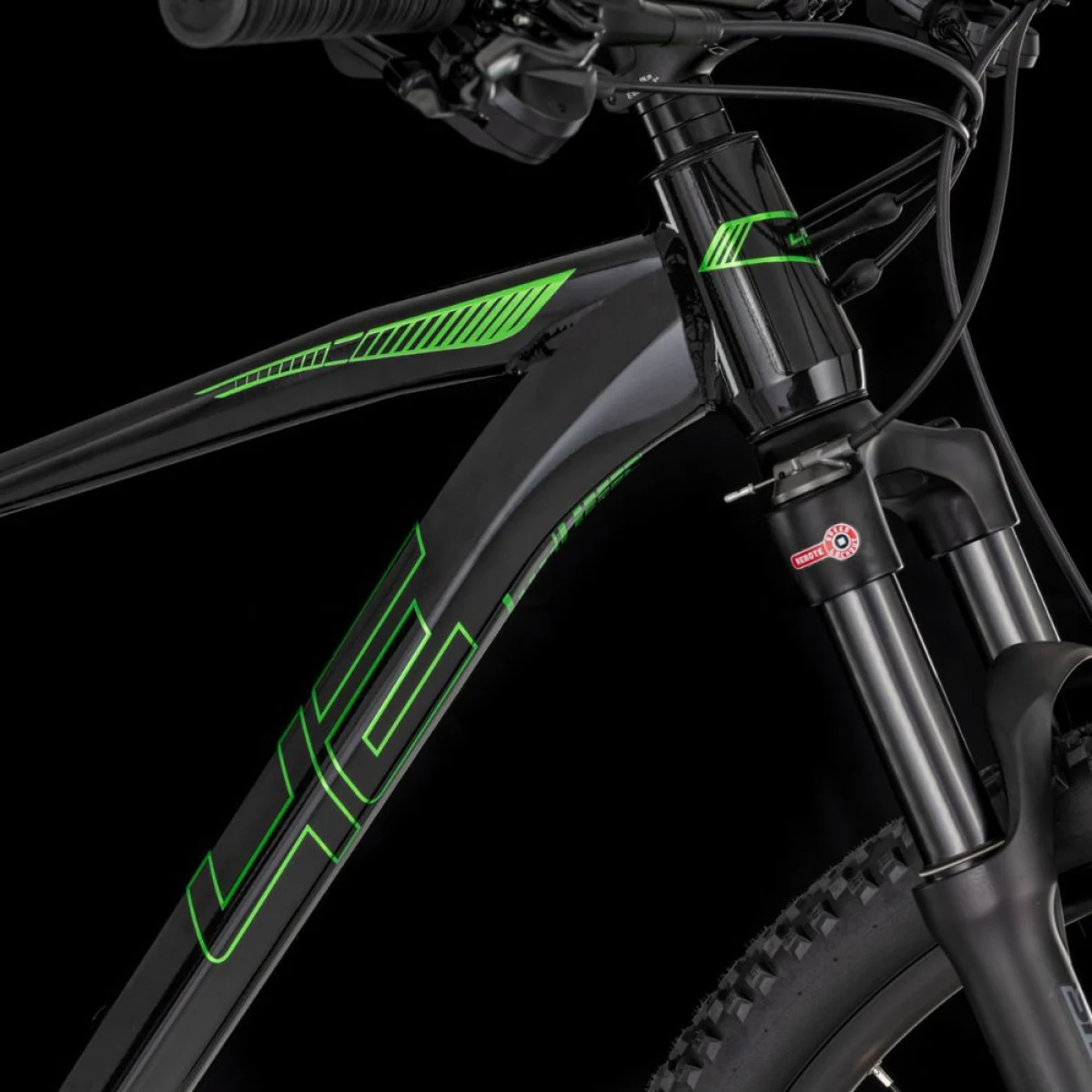 4EVER FRONTBEE 29'' - model 2025 pearl black/green - XL (21", 185-202 cm) - Veľkosť: 185-202, XL, 29 | Farba: čierna, zelená · záber 3
