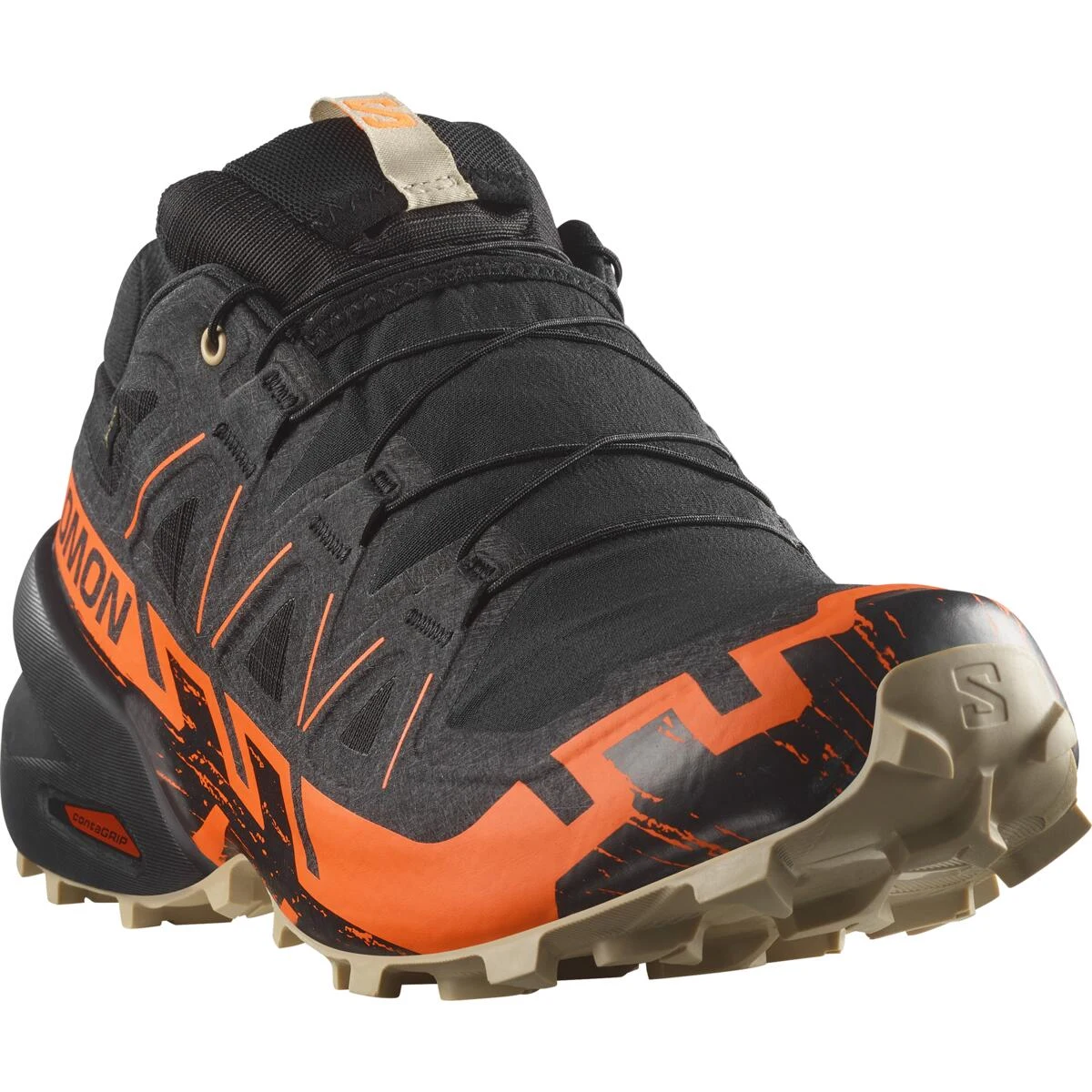 Salomon Speedcross 6 GTX M - Velikost: 46 | Barva: Čierna, Oranžová · záber 2