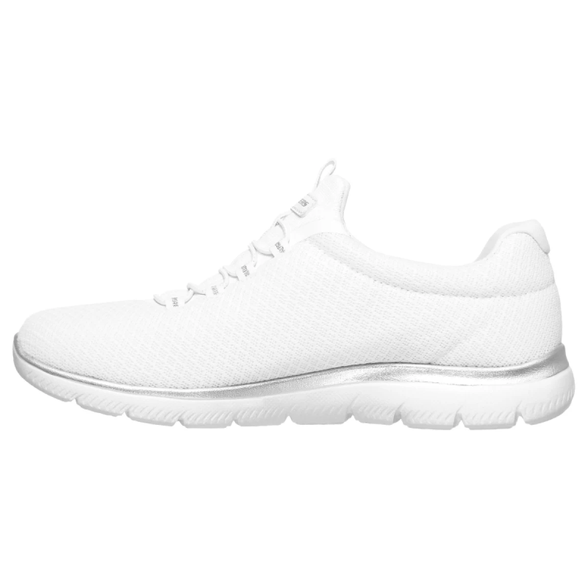 Dámská rekreační obuv SKECHERS Summits Slip-Ins W white silver · záber 3