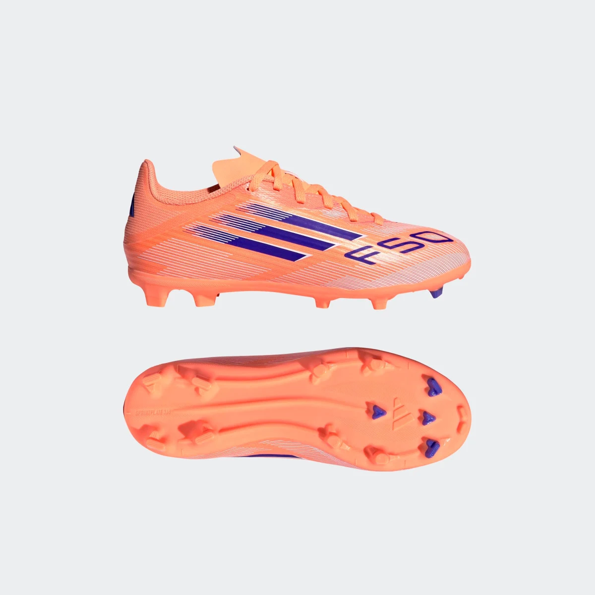 ADIDAS ADIDAS F50 League FG/MG detské kopačky oranžové 34 · záber 2