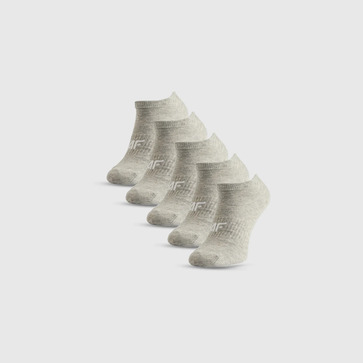 Kotníkové ponožky (5-pack) dámské - šedé · záber 1