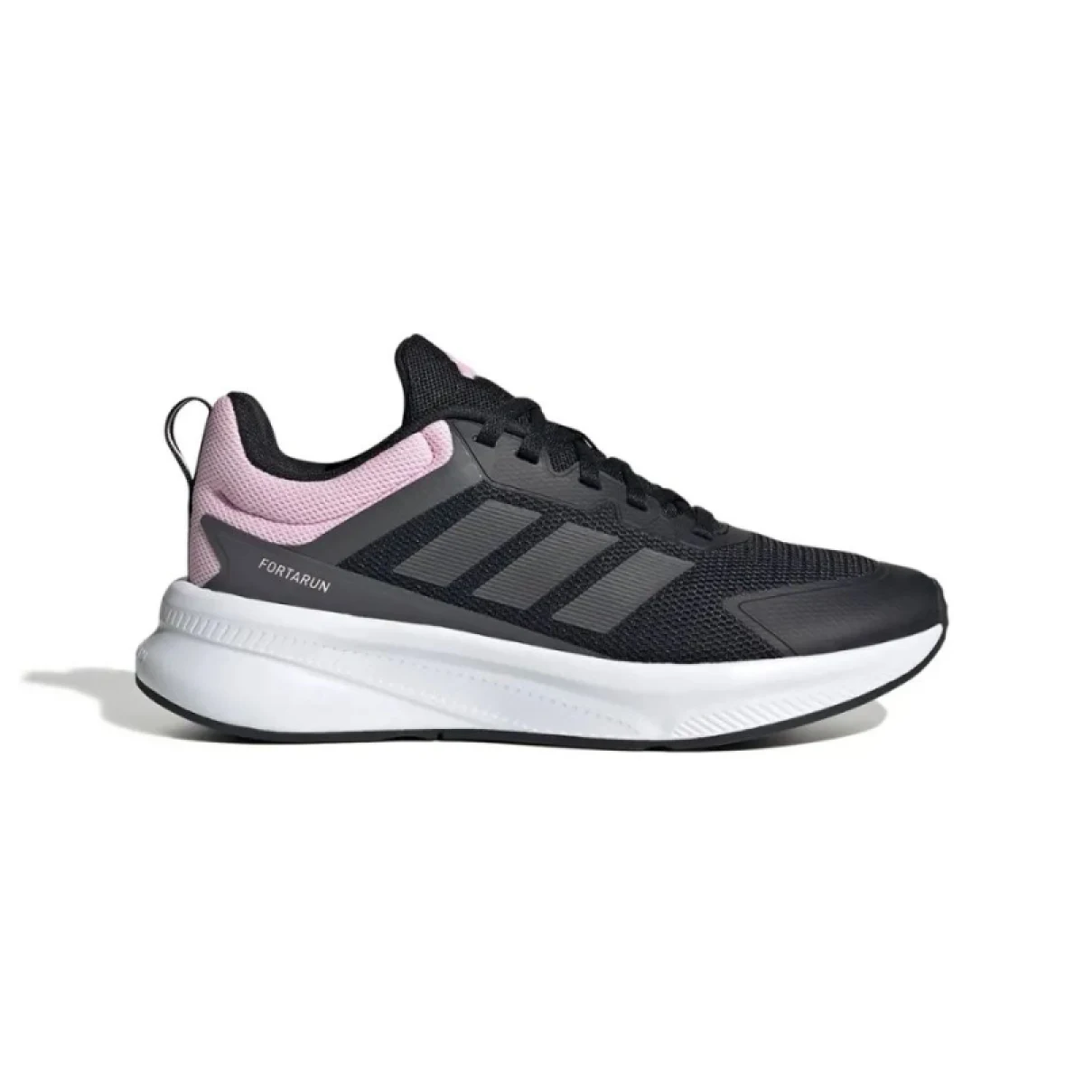 Dievčenská športová obuv (tréningová) ADIDAS FortaRun 4.0 Jr core black grey six clear pink · záber 2