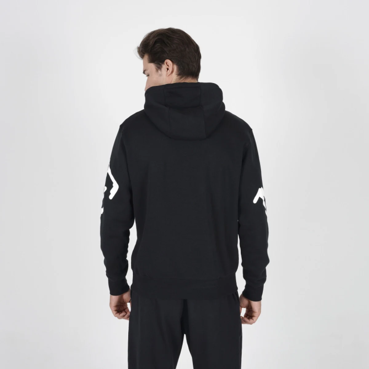 Pánska mikina s kapucňou NIKE M NK CLUB BB GX HDY NEO VAR BLACK WHITE · záber 3