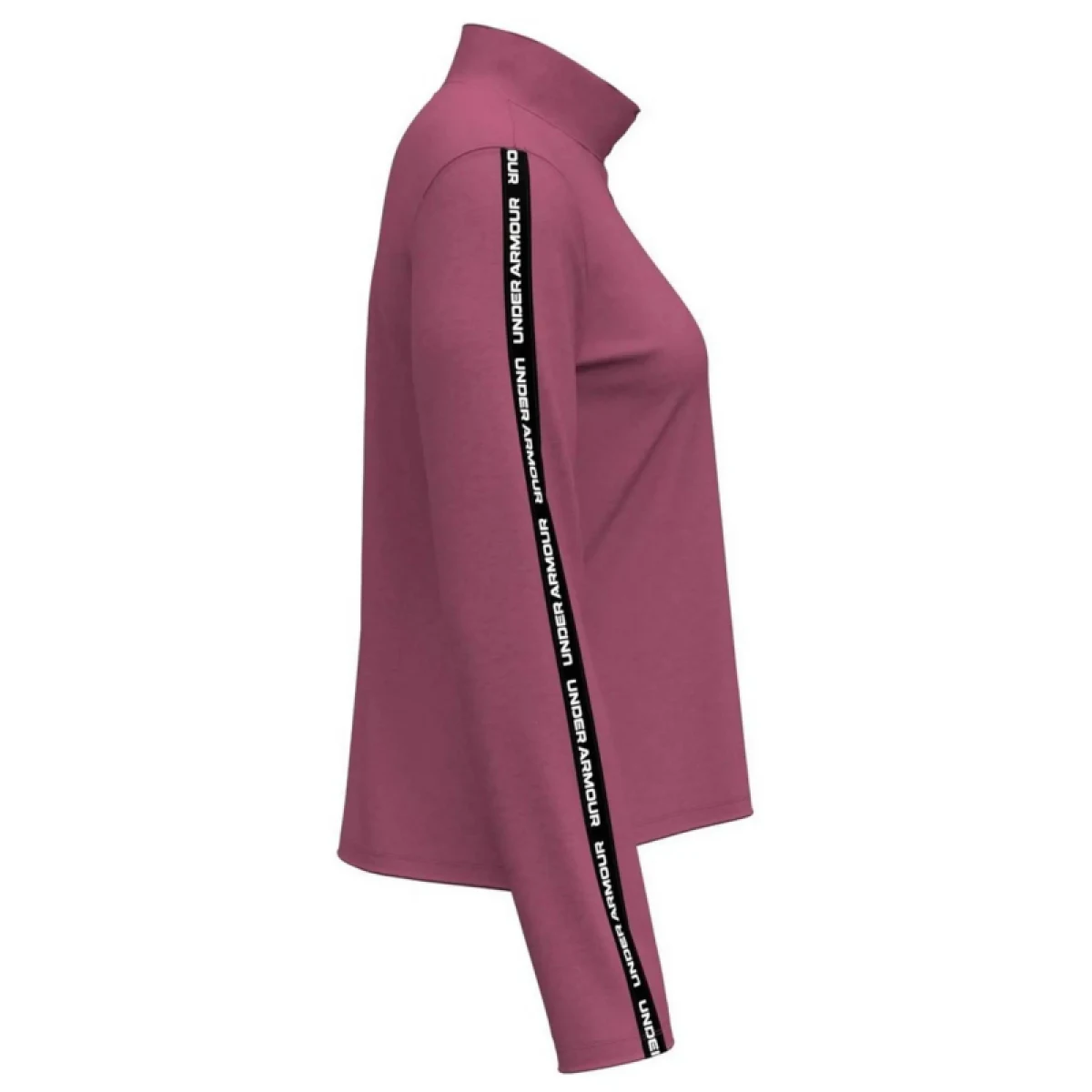Dámska tréningová mikina s 1 2 zipsom UNDER ARMOUR UA Tech WM Tape Half Zip-RED · záber 3