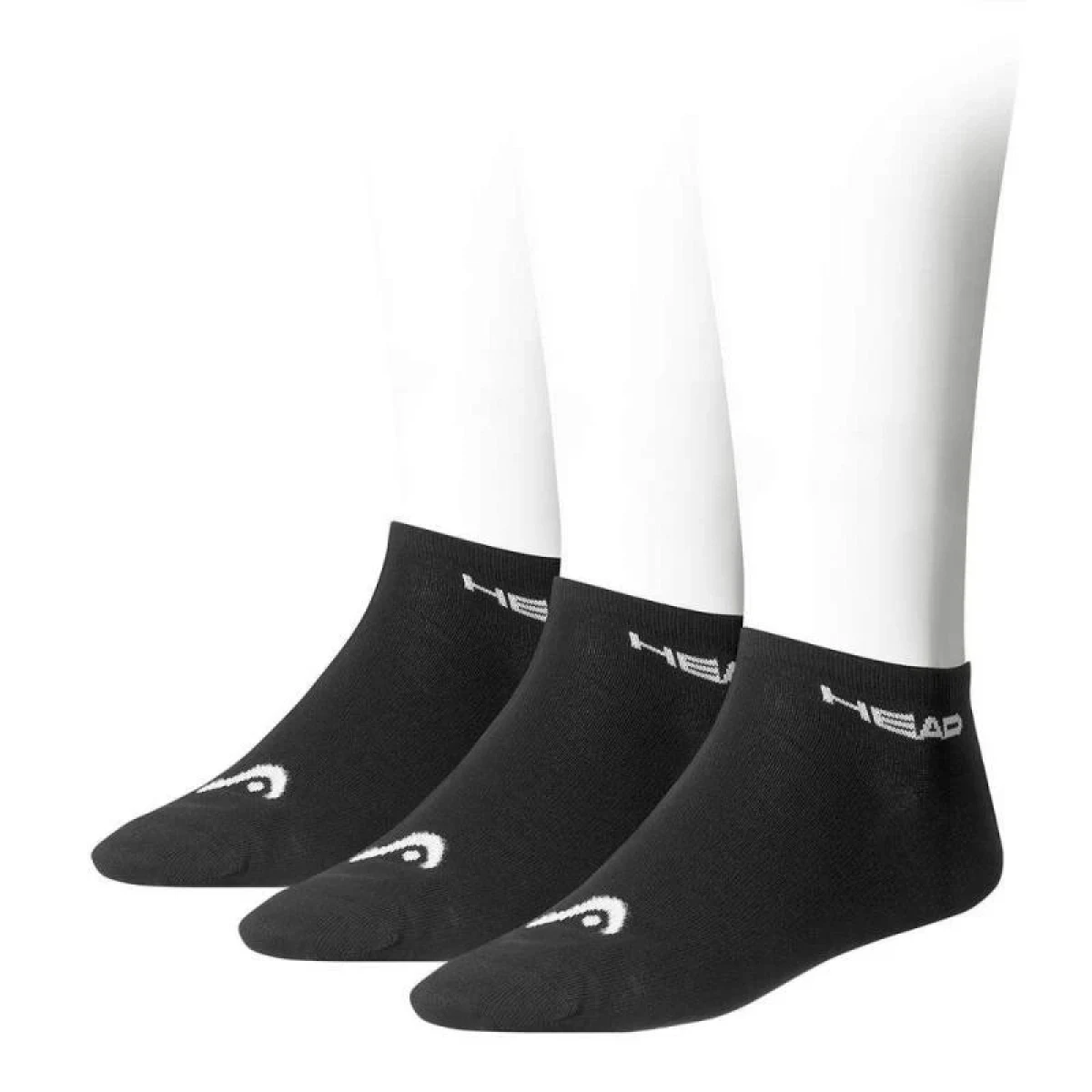 Head Tennis 3P Sneaker sportovní ponožky černá - Velikost: 39-42 | Barva: Čierna · záber 1
