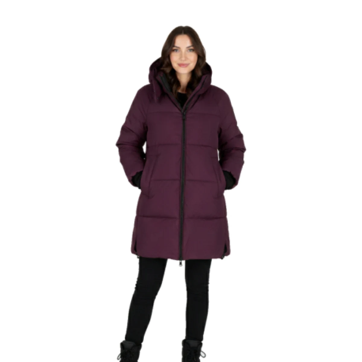 Dámská bunda VOLCANO J-FROZEN-403-BURGUNDY · záber 1
