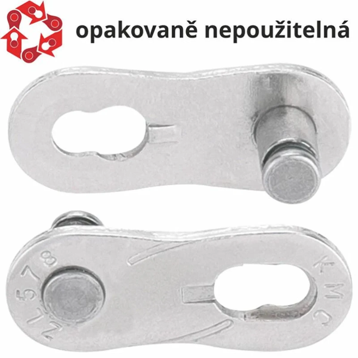 Kmc spojka řetězu Z1eHX single speed EPT · záber 1