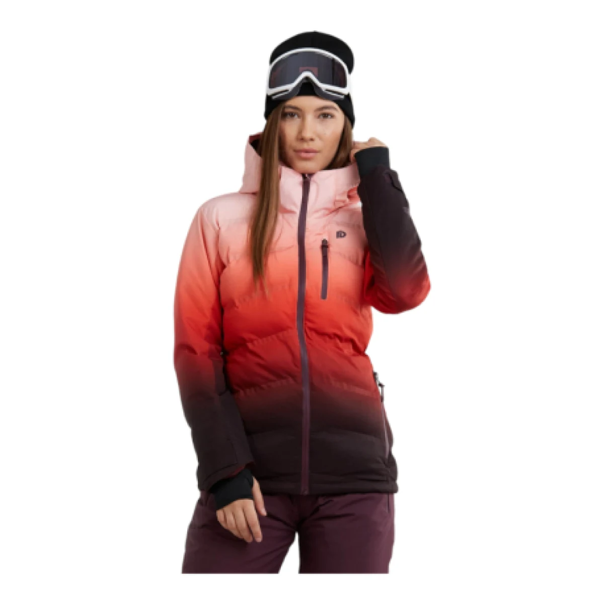 Dámska lyžiarska bunda FUNDANGO Pumila Padded Jacket-354-sugar coral · záber 1