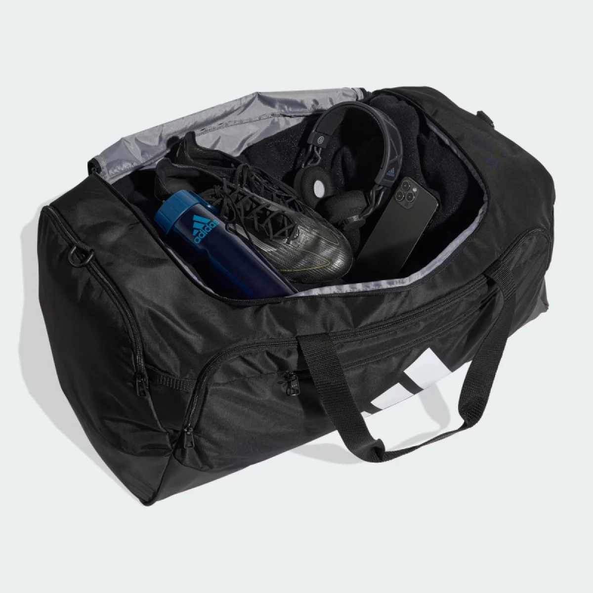 Cestovná taška ADIDAS TRA DEF DUF L BLACK WHITE · záber 5