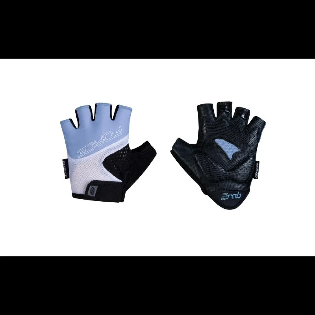 Force Rukavice RAB 2 KID černo-modro-bílé - Velikost: M | Barva: Biela · záber 1